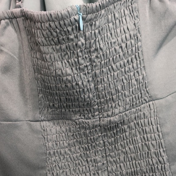 One shoulder strap sage dress - Picture 6 of 9